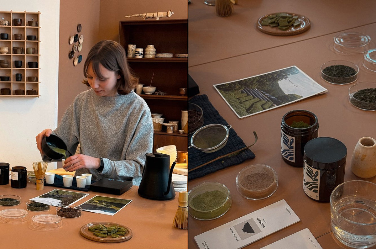Matcha workshop at Teeraum Sanvian in Berlin